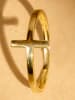 L instant d Or Gouden ring "Croix"