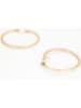 L instant d Or Gold-Creolen "Anneau de l'amour"
