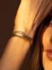 OR ÉCLAT Weißgold-/ Gold-Armband "Vico"