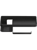 Tiger Toiletrolhouder zwart - (B)24 x (H)10 x (D)11,6 cm