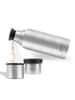 Vialli Design Thermoflasche in Silber - 1 l