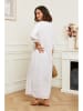Le Monde du Lin Leinen-Kleid in Weiß