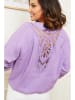 Le Monde du Lin Linnen blouse "Barcelona" paars