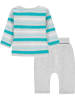 Kanz 2tlg. Outfit in Grau/ Grün