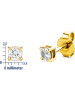 Diamant Exquis Złote kolczyki-wkrętki z diamentami
