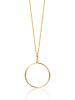 Diamant Exquis Gold-Halskette mit Diamant-Anhänger - (L)45 cm