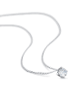 Revoni Weißgold-Halskette mit Diamant-Anhänger - (L)45 cm