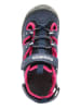 Kangaroos Enkelsandalen "K-Trek" donkerblauw/roze