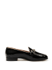 British Passport Leder-Mokassins in Schwarz
