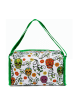 Trendy Kitchen by EXCÉLSA Torba izolacyjna w kolorze zielonym ze wzorem - 28 x 14 x 16,5 cm