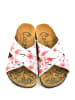 Calceo Slippers wit/roze