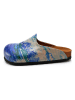Calceo Clogs blauw/meerkleurig