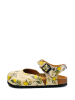 Calceo Enkelsandalen crème/meerkleurig