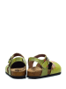 Calceo Enkelsandalen groen/meerkleurig