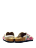 Calceo Pantoletten in Pink/ Bunt