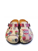 Calceo Clogs beige/meerkleurig