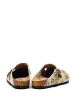 Calceo Clogs in Beige/ Bunt
