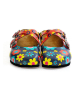 Calceo Clogs donkerblauw/meerkleurig