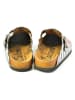 Calceo Clogs in Weiß/ Schwarz/ Bunt