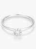 DIAMANTA Witgouden ring "Petit Camelia" met diamanten