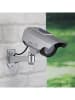 Garden Hero LED-Solar-Kamera-Attrappe in Silber - (L)22 x (B)7,5 cm