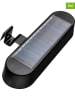 Garden Hero 2er-Set: LED-Solar-Dachrinnenleuchten in Schwarz - (B)20 x (H)3,3 x (T)11 cm