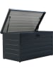 Nature Fellow Auflagenbox in Schwarz - (B)120 x (H)63 x (T)61 cm