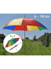 Nature Fellow Sonnenschirm in Bunt - (H)180 x Ø 150 cm