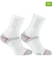 Regatta 2er-Set: Wandersocken in Weiß/ Grau