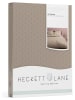 Heckett Lane Satin-Bettwäsche-Set "Punto" in Braun/ Grau