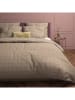 Heckett Lane Satijnen beddengoedset "Diamante" bruin/grijs