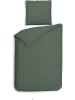 Heckett Lane Satijnen beddengoedset "Diamante" groen