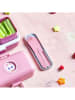 Monbento 4tlg. Set: Besteck in Rosa/ Hellgrau