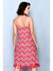 H.H.G. Kleid in Rot/ Bunt