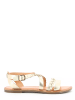 Kickers Leder-Sandalen "Diappo" in Gold