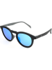adidas Okulary przeciwsłoneczne unisex w kolorze czarno-niebieskim