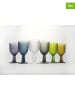 Villa d´Este 6-delige set: wijnglazen "Marrakech" meerkleurig - 280 ml