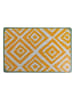 Villa d´Este 6er-Set: Tischsets "Oriental Botanique" in Grün/ Orange - (L)45 x (B)30 cm