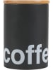Villa d´Este Pojemnik "Coffee" w kolorze czarnym - wys. 15 cm