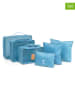 InnovaGoods 6-delige kofferorganizerset blauw