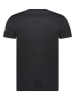 Geographical Norway Shirt "Jidney" zwart/meerkleurig