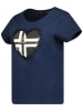 Geographical Norway T-shirt "Jeduction" w kolorze granatowym
