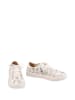 Noosy Leder-Sneakers in Weiß/ Grün/ Bunt