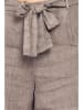 Le Jardin du Lin Leinen-Shorts in Taupe