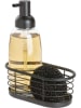 Idesign Dozownik mydła "Forma" w kolorze czarnym - 21 x 16,5 x 9 cm