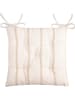 STOF France Sitzkissen "St. Tropez" in Hellbraun/ Beige - (L)40 x (B)40 cm