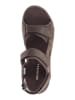 Merrell Skórzane sandały trekkingowe w kolorze brązowym