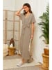 Lin Passion Leinen-Jumpsuit in Taupe