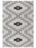 WHITE LABEL Dywan zewnętrzny "Rug" w kolorze czarno-kremowym