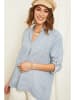 Rodier Lin Leinen-Bluse in Hellblau